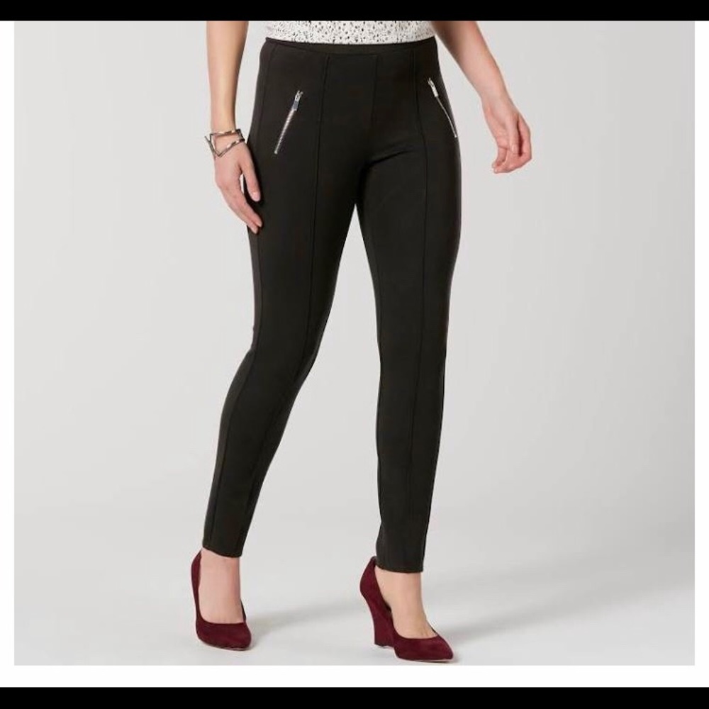 Vince Camuto zipper leggings - Picture 3 of 9